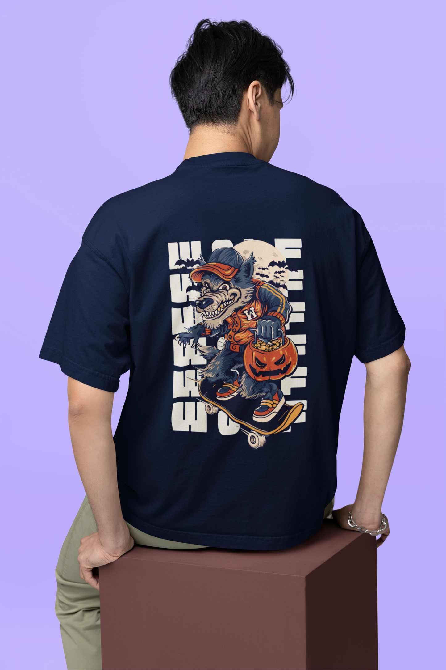 Oversized Believer T-Shirt - Unisex Back Print Streetwear India
