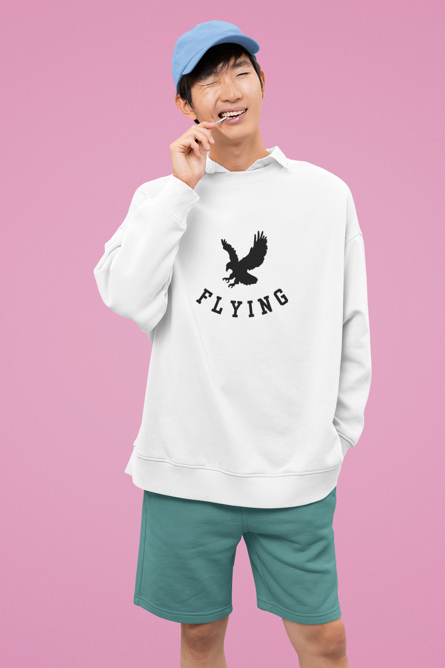 Sweatshirts Full Sleeve Unisex Pink, White, Lavender