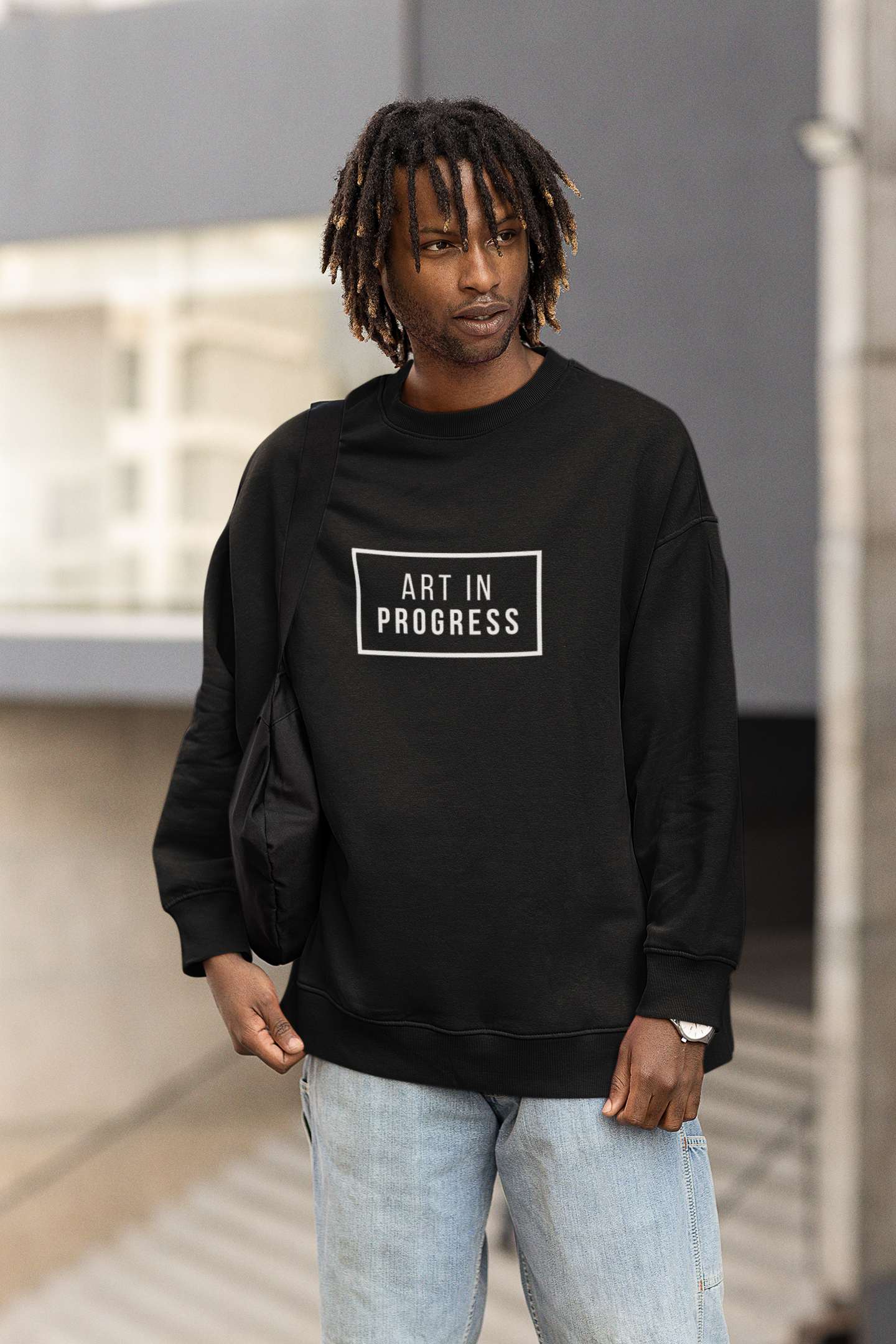 Solid Oversized Unisex Sweatshirt - Black, NavyBlue, Green