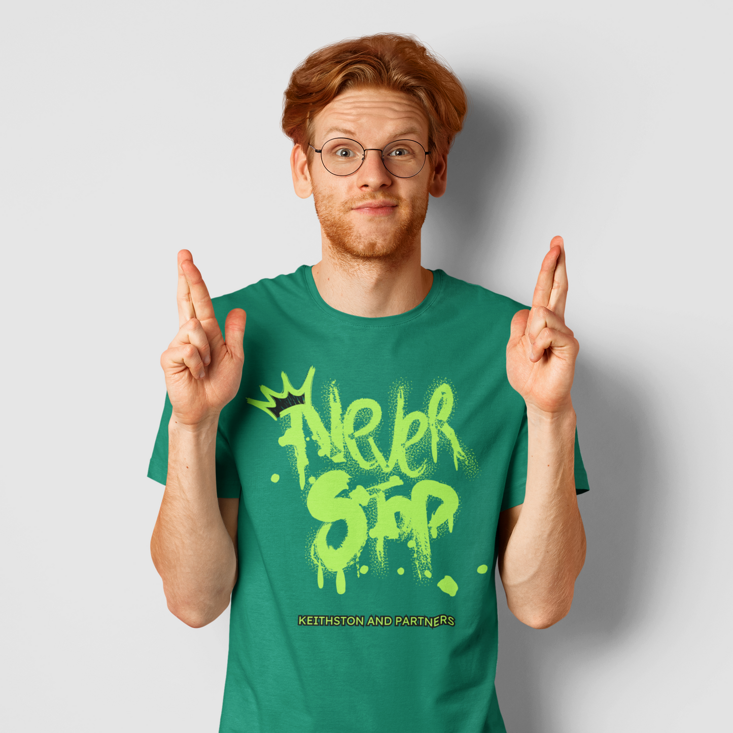 Men's Black Lost Mountains Graphic Printed T-shirt - Black, Green