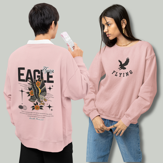 Sweatshirts Full Sleeve Unisex Pink, White, Lavender