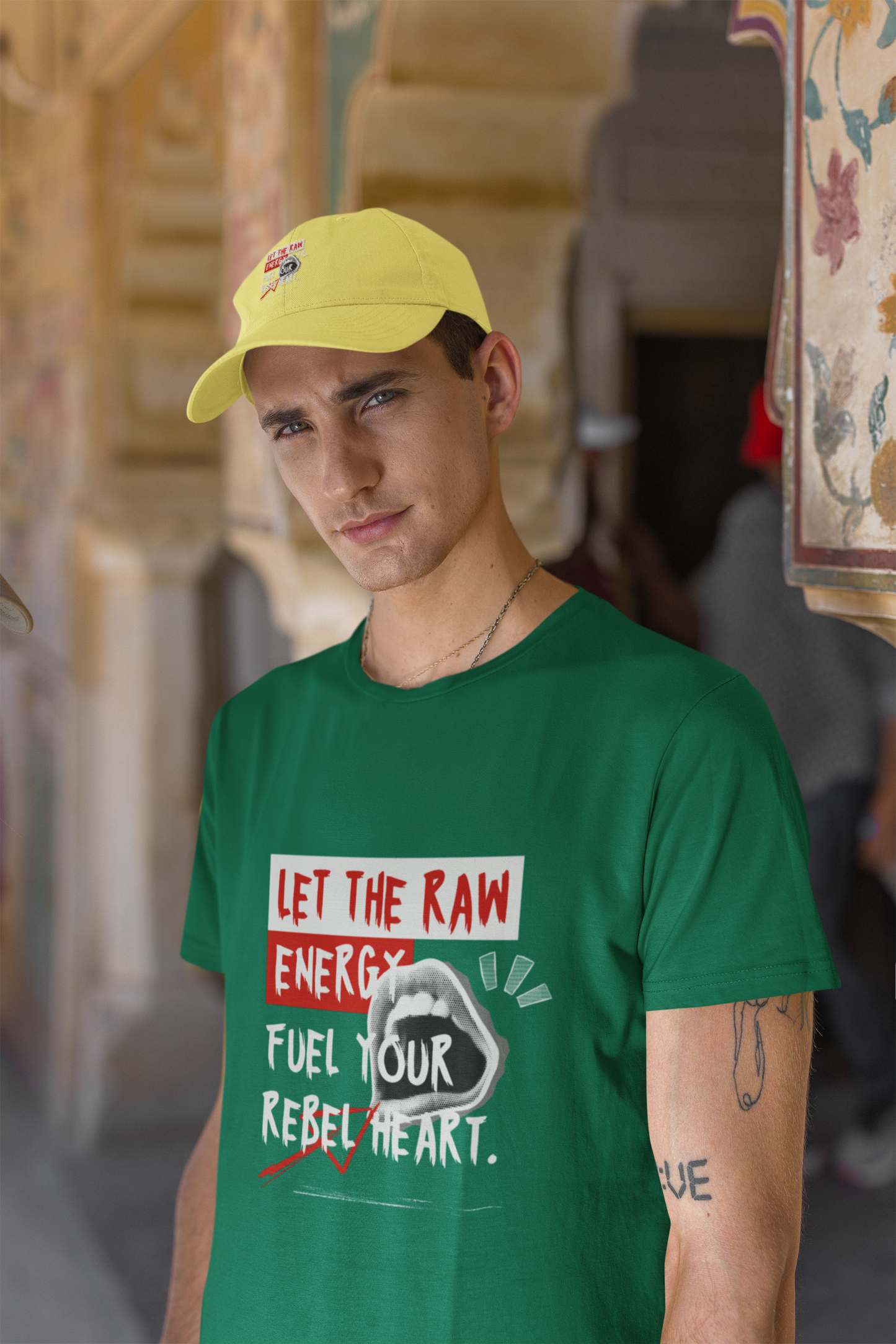 Men's Super Combed Cotton Rich Solid V Neck Half Sleeve T-Shirt - Black, Green, Maroon