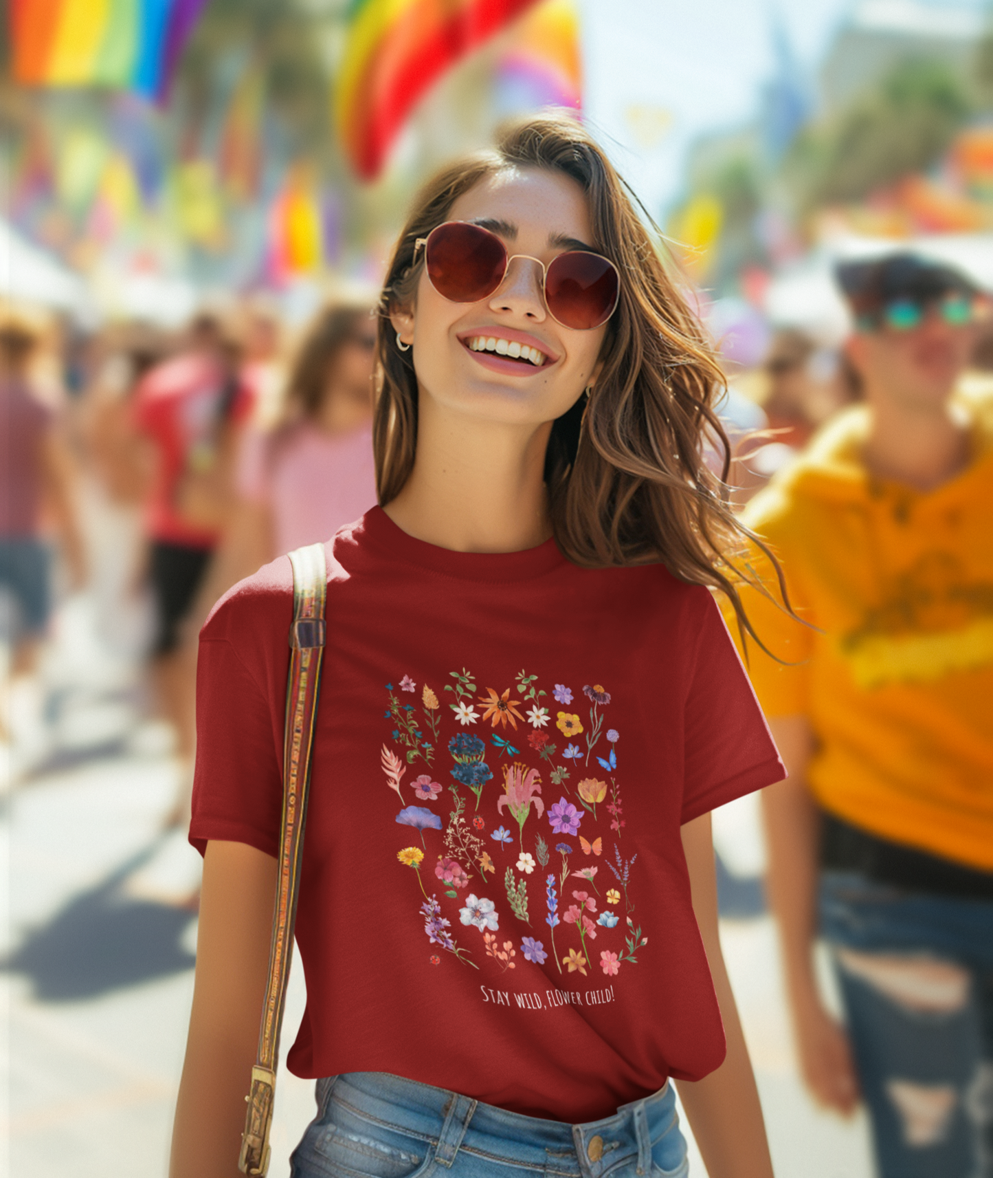 Half Sleeve Cotton Boyfriend T-shirt with Round Neck - Black, Maroon, NavyBlue