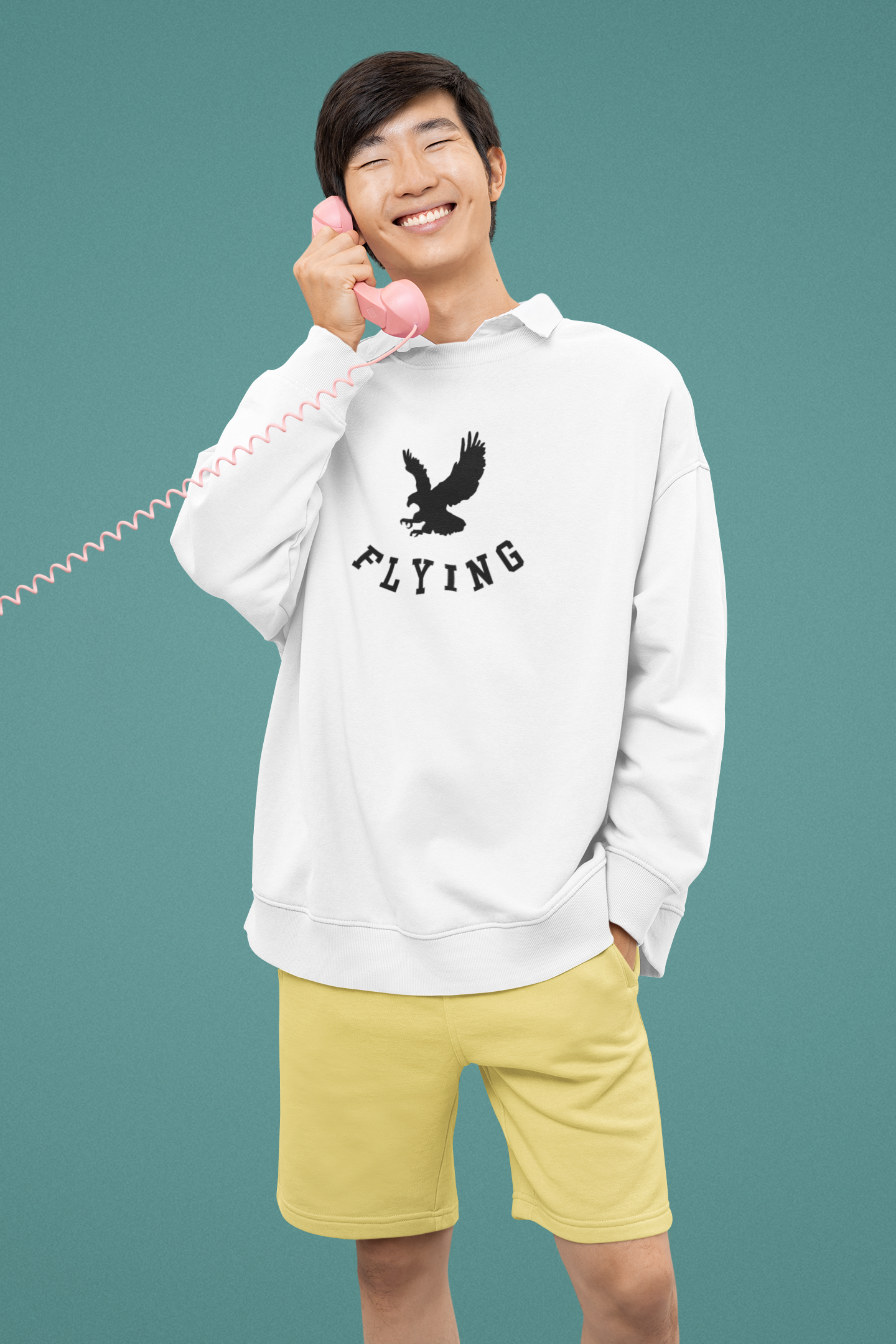 Sweatshirts Full Sleeve Unisex Pink, White, Lavender