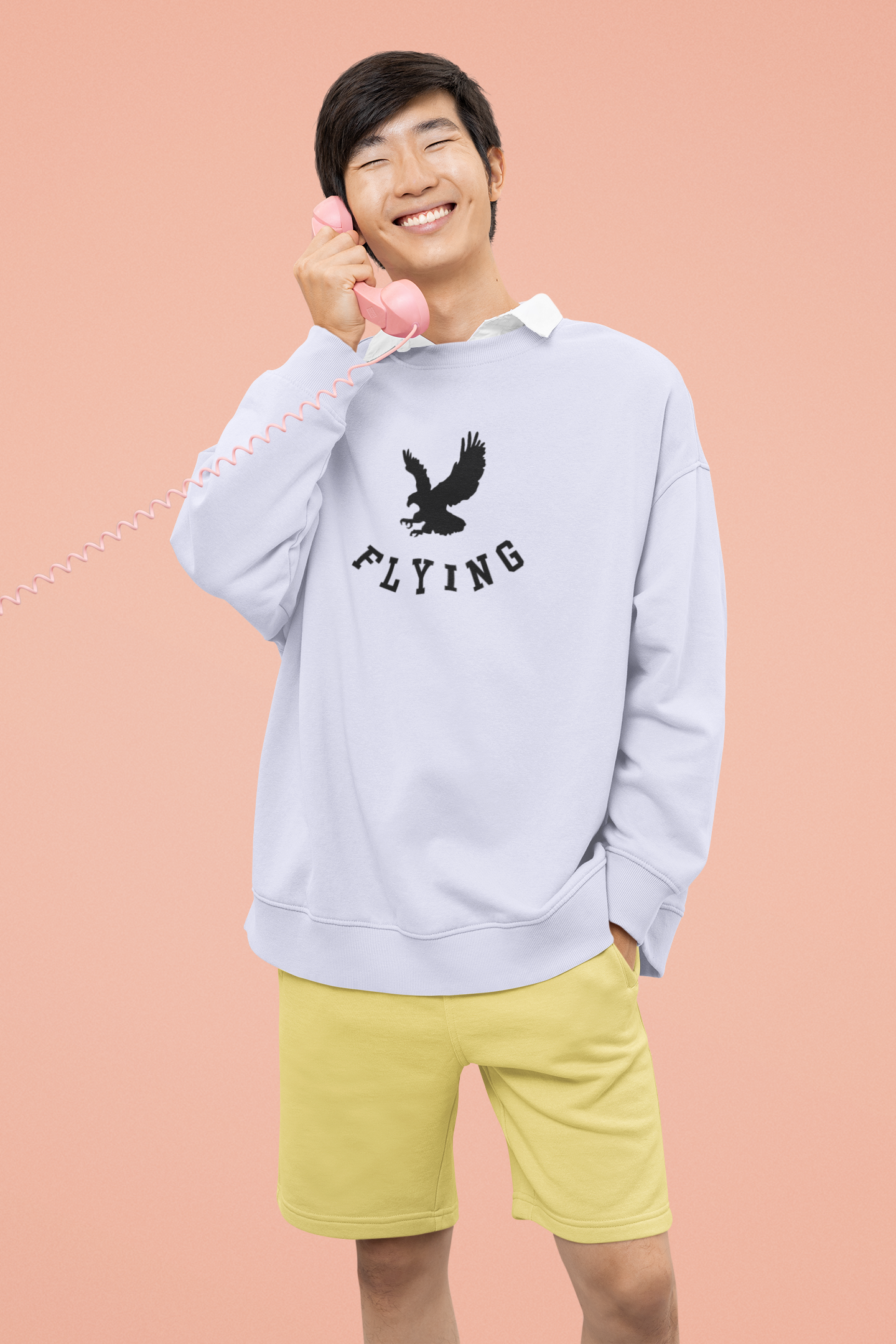 Sweatshirts Full Sleeve Unisex Pink, White, Lavender