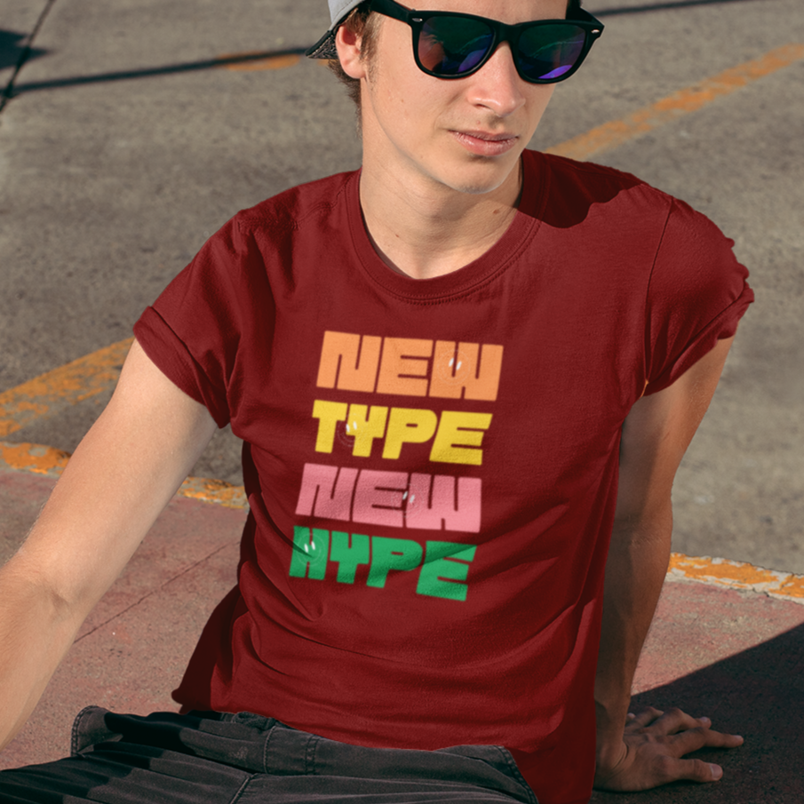 Men's Regular Fit T-Shirt - Black, Maroon, NavyBlue, Green