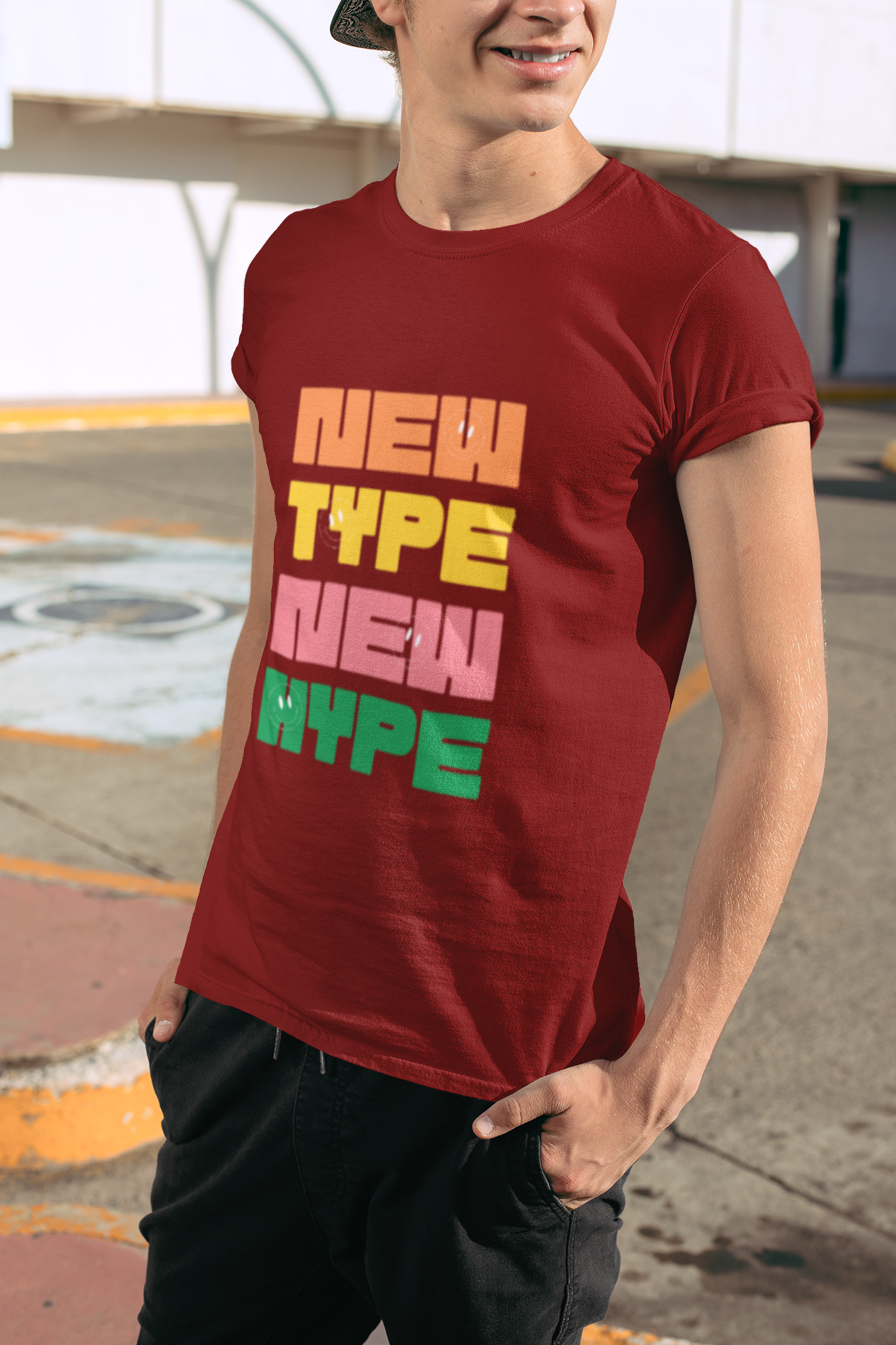 Men's Regular Fit T-Shirt - Black, Maroon, NavyBlue, Green