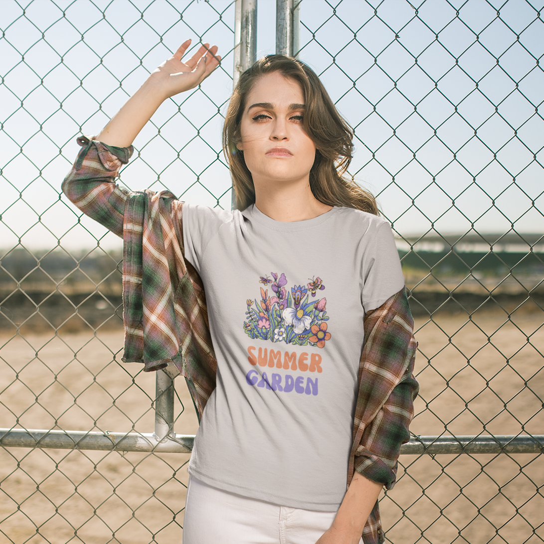 Women Graphic Print Round Neck Cotton Blend Multicolor T-Shirt - Black, Yellow, White, NavyBlue, Beige, Lavender, Grey Melange, Maroon