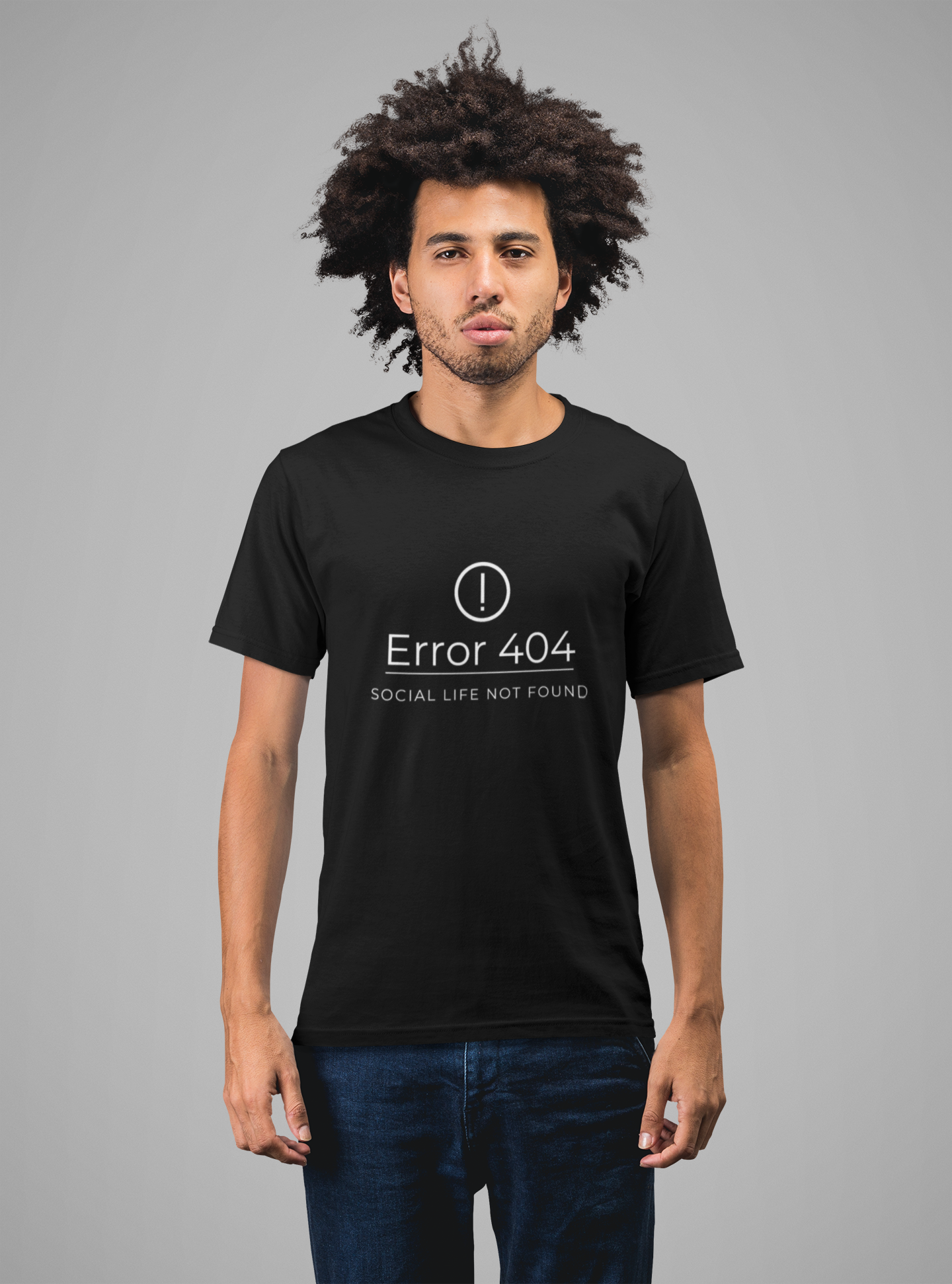 Men Black Solid V Neck Half Sleeve T-Shirt