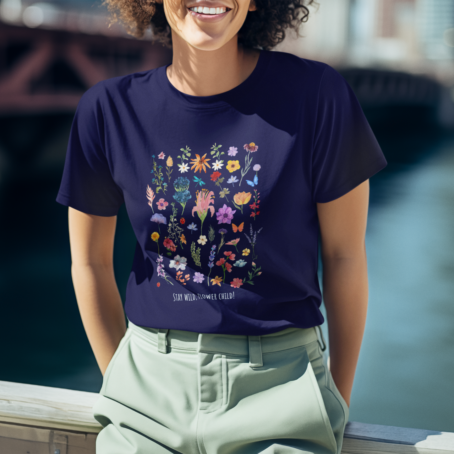 Half Sleeve Cotton Boyfriend T-shirt with Round Neck - Black, Maroon, NavyBlue